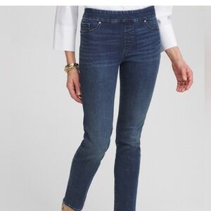 Chico US size 6 pull on jeggings ankle. New.
